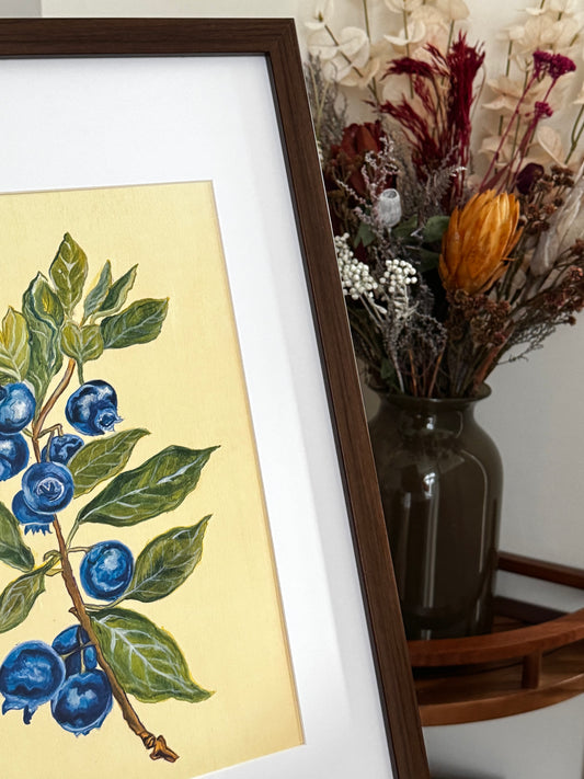 Blueberries ||Print||